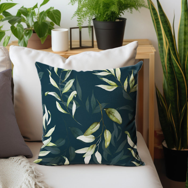 Green Toned Leaves Luxury Scatter by Mark van Vuuren