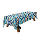 Green Diagonal Waves 3m Rectangle Tablecloth