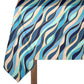 Green Diagonal Waves 3m Rectangle Tablecloth