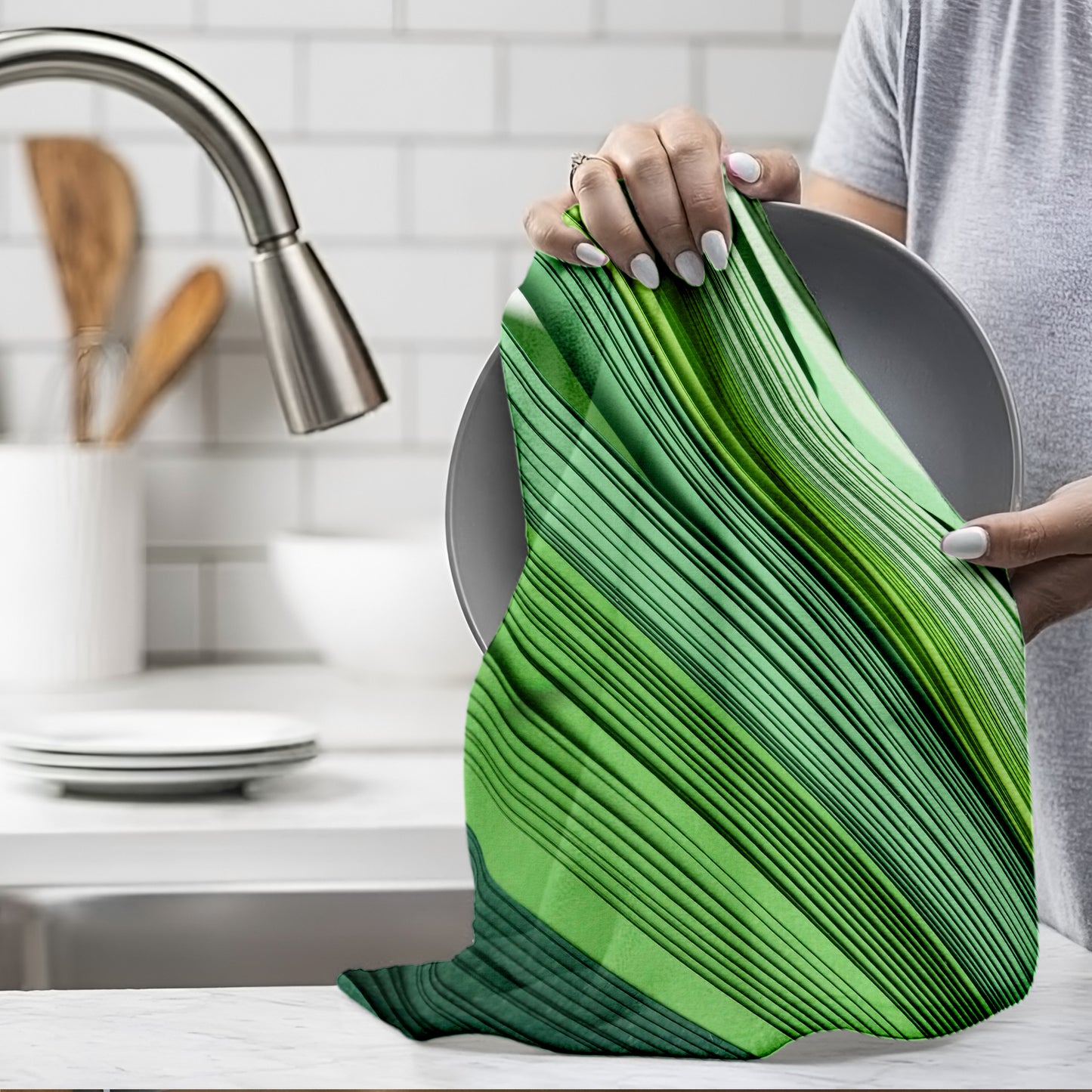 Green Dish Cloth (Set of 3)