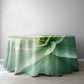 Green Leaves 2,3m Round Tablecloth