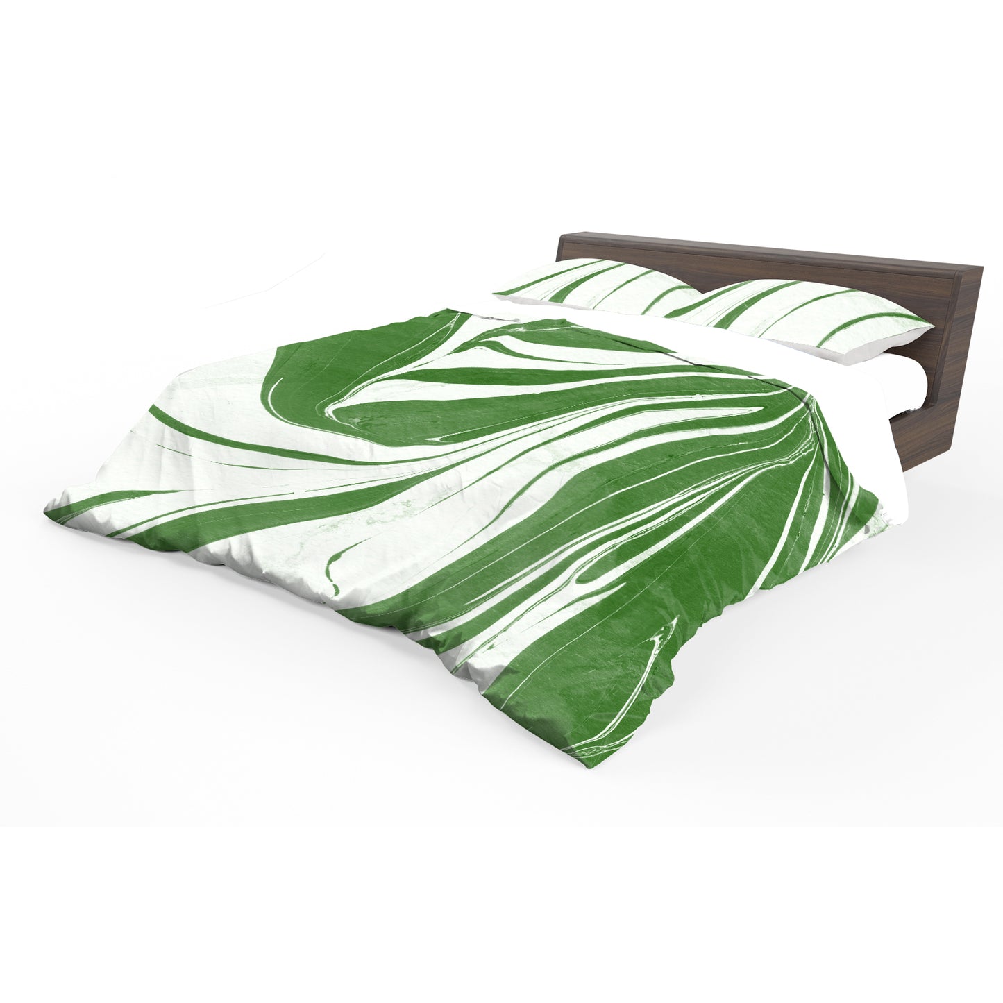 Green Marble Duvet Cover Set