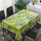Green Of Purity Rectangle Tablecloth