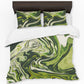 Green Swirl Duvet Cover Set