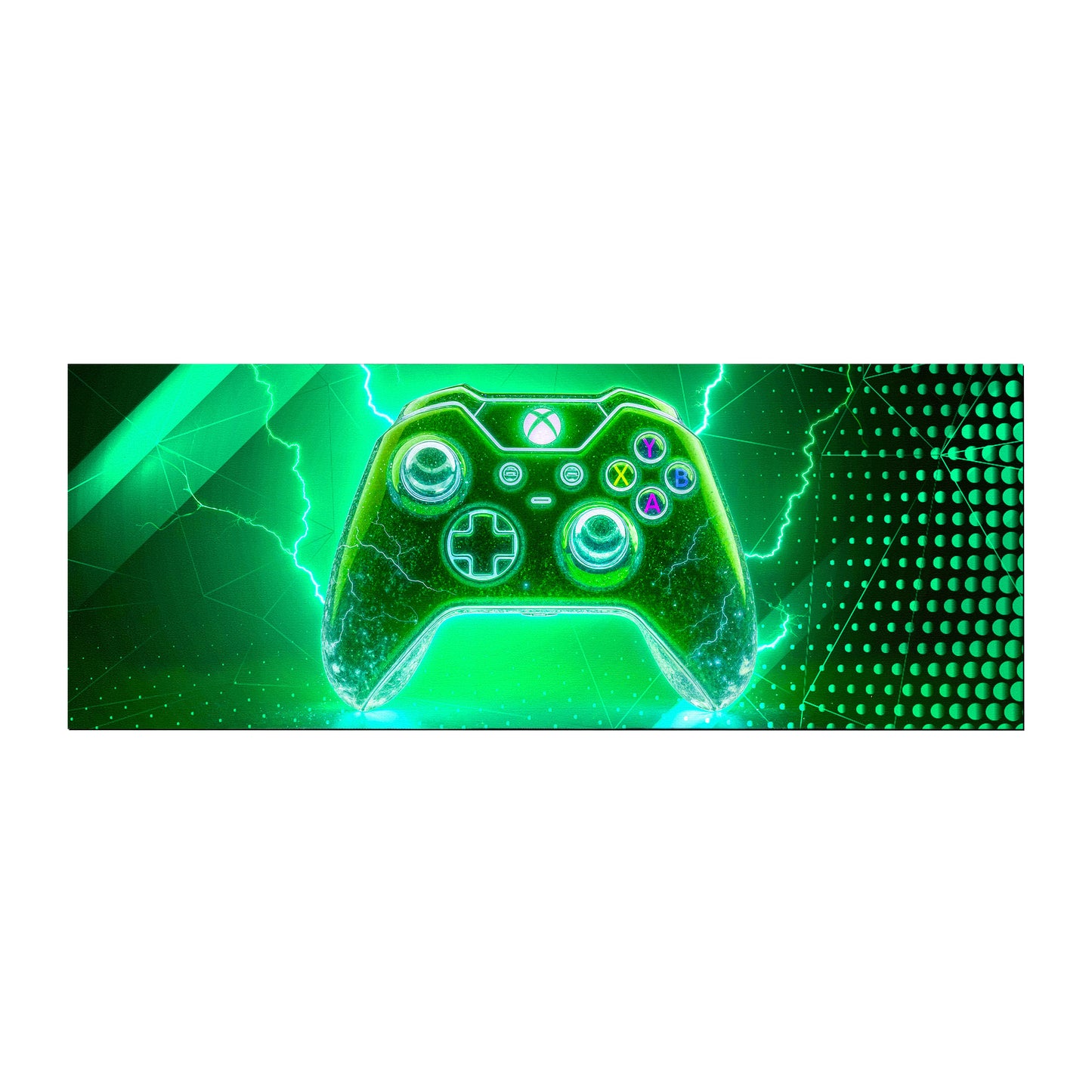 Green Xbox Controller Desk Pad