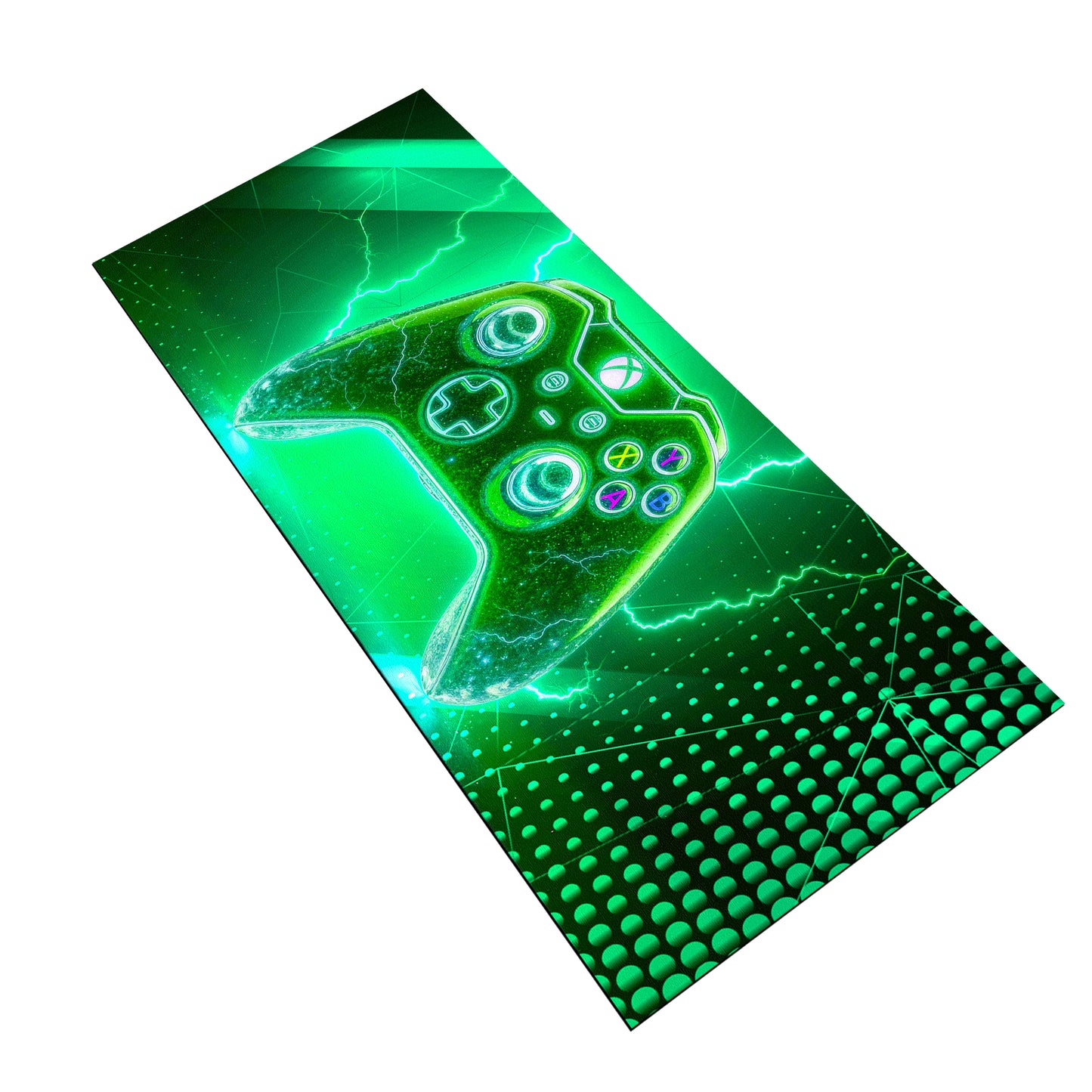 Green Xbox Controller Desk Pad