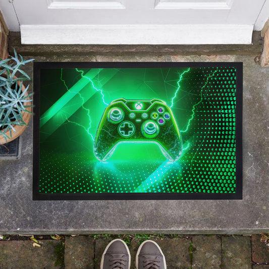 Green Xbox Controller Door Mat