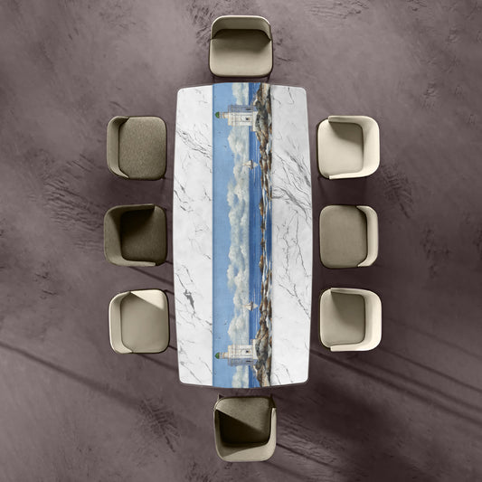 Green Bell Tower By Stella Bruwer Table Runner