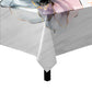 Grey Poppy Square Tablecloth