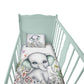 Grey Elephant Cot Duvet Set