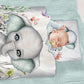 Grey Elephant Cot Duvet Set