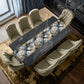 Grey and White Clouds Table Runner