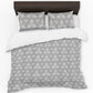 Grey and White Duvet Cover Set