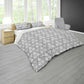 Grey and White Duvet Cover Set
