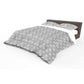 Grey and White Duvet Cover Set