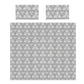 Grey and White Duvet Cover Set