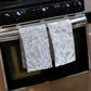 Grey on White Dish Cloth (Set of 3)