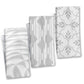 Grey on White Dish Cloth (Set of 3)