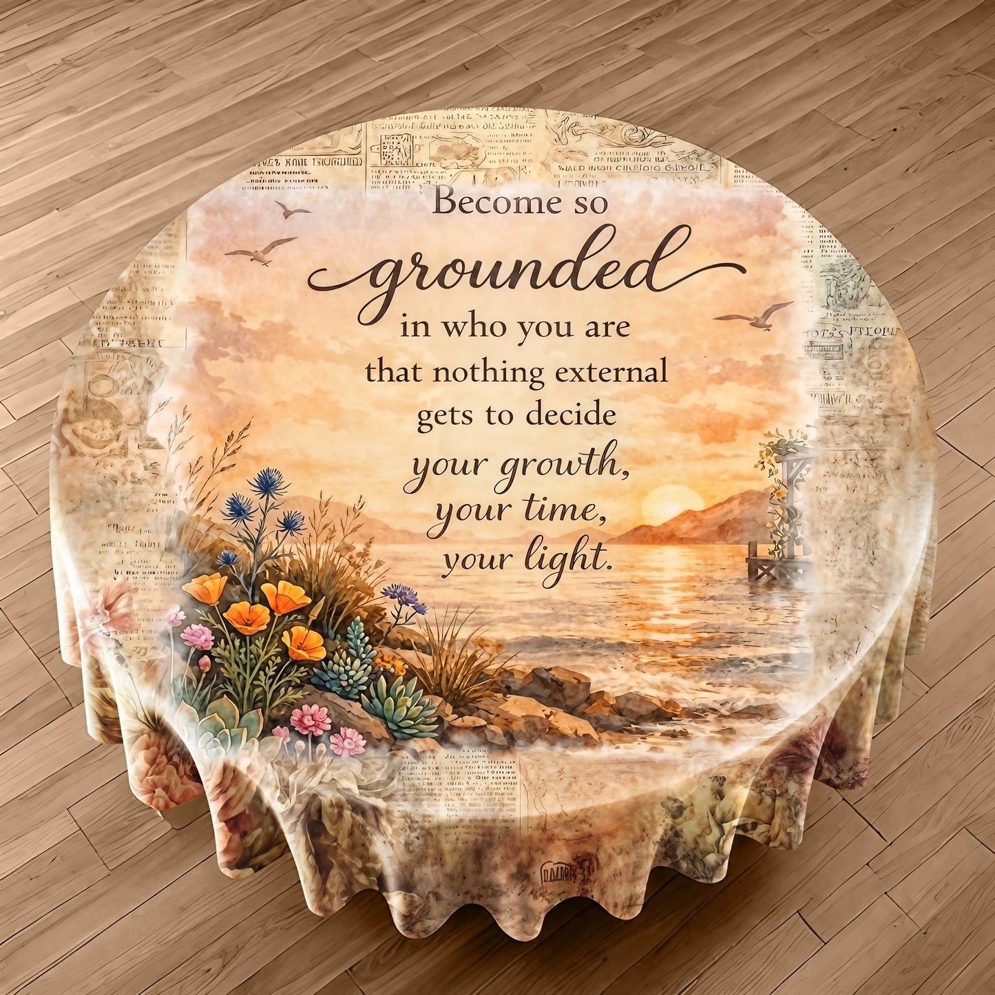 Grounded Round Tablecloth