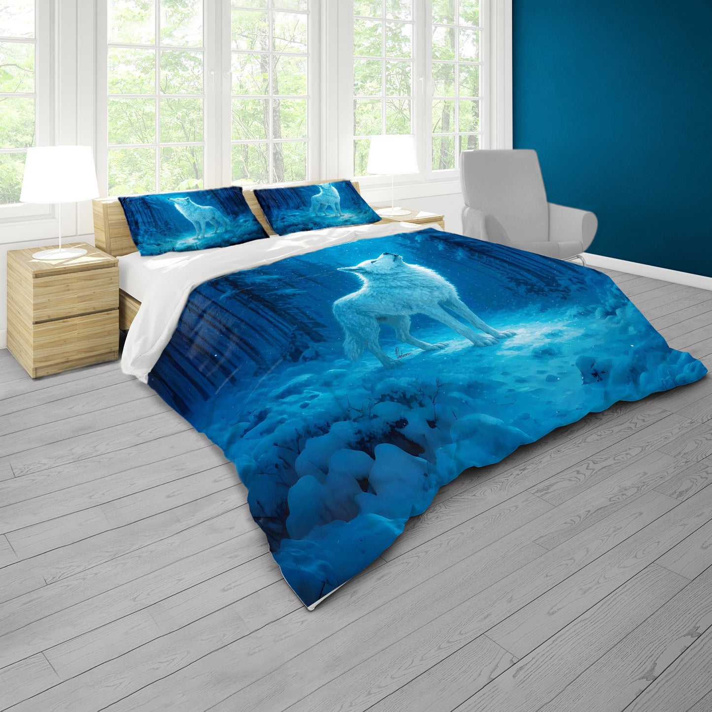 Guardian of the North Star Duvet Cover Set by Nathan Pieterse