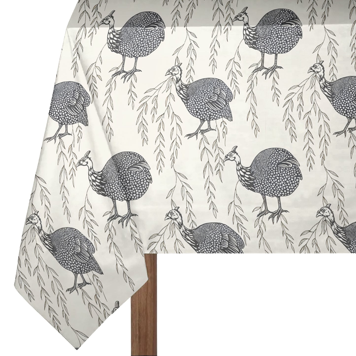 Guinea Fowl 3m Rectangle Tablecloth
