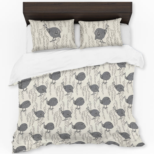 Guinea Fowl Duvet Cover Set