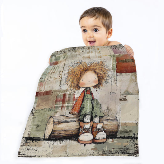 Hairy Harry Toddler Fleece Blanket
