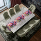 Hand Painted Proteas Table Runner