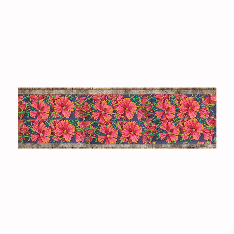 Happy Flowers Drum Decoupage