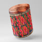 Happy Flowers Drum Decoupage