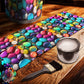 Happy Pebbles Drum Decoupage