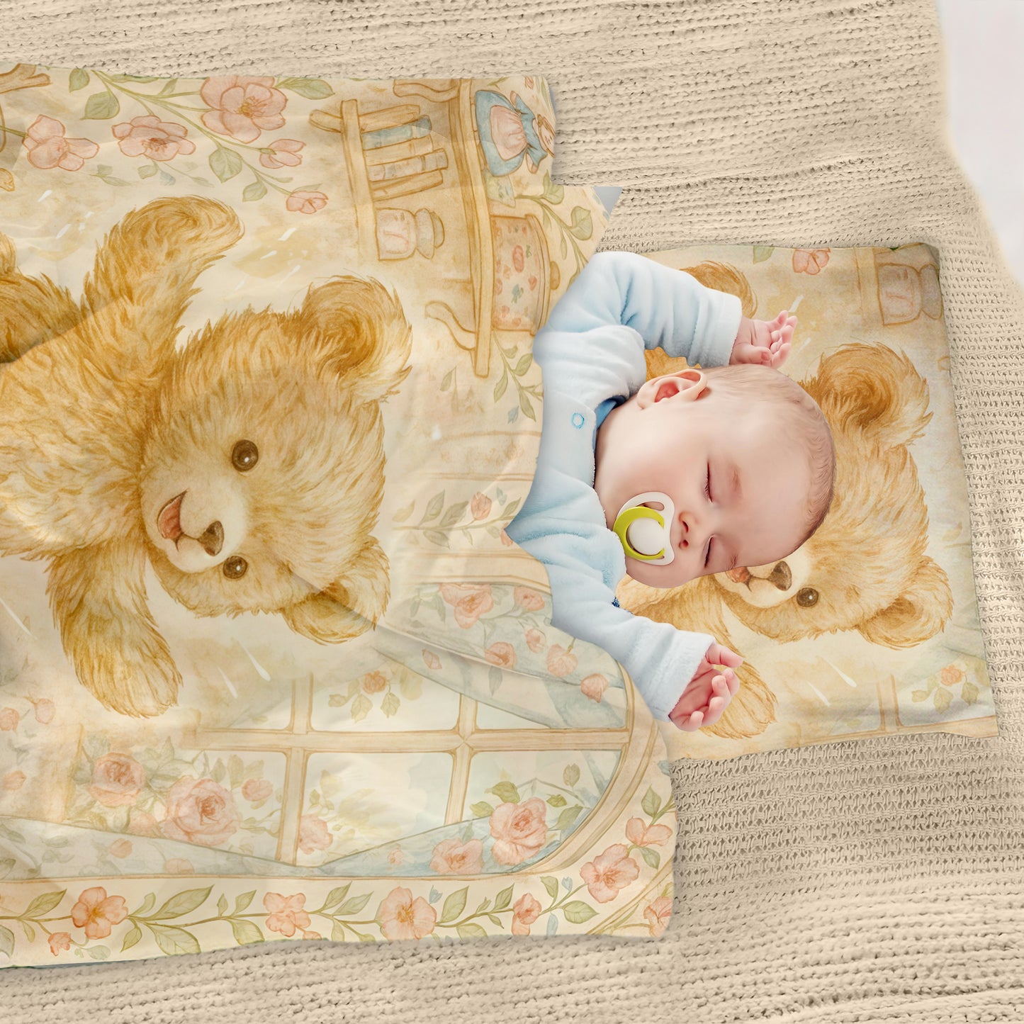 Happy Bear Cot Set