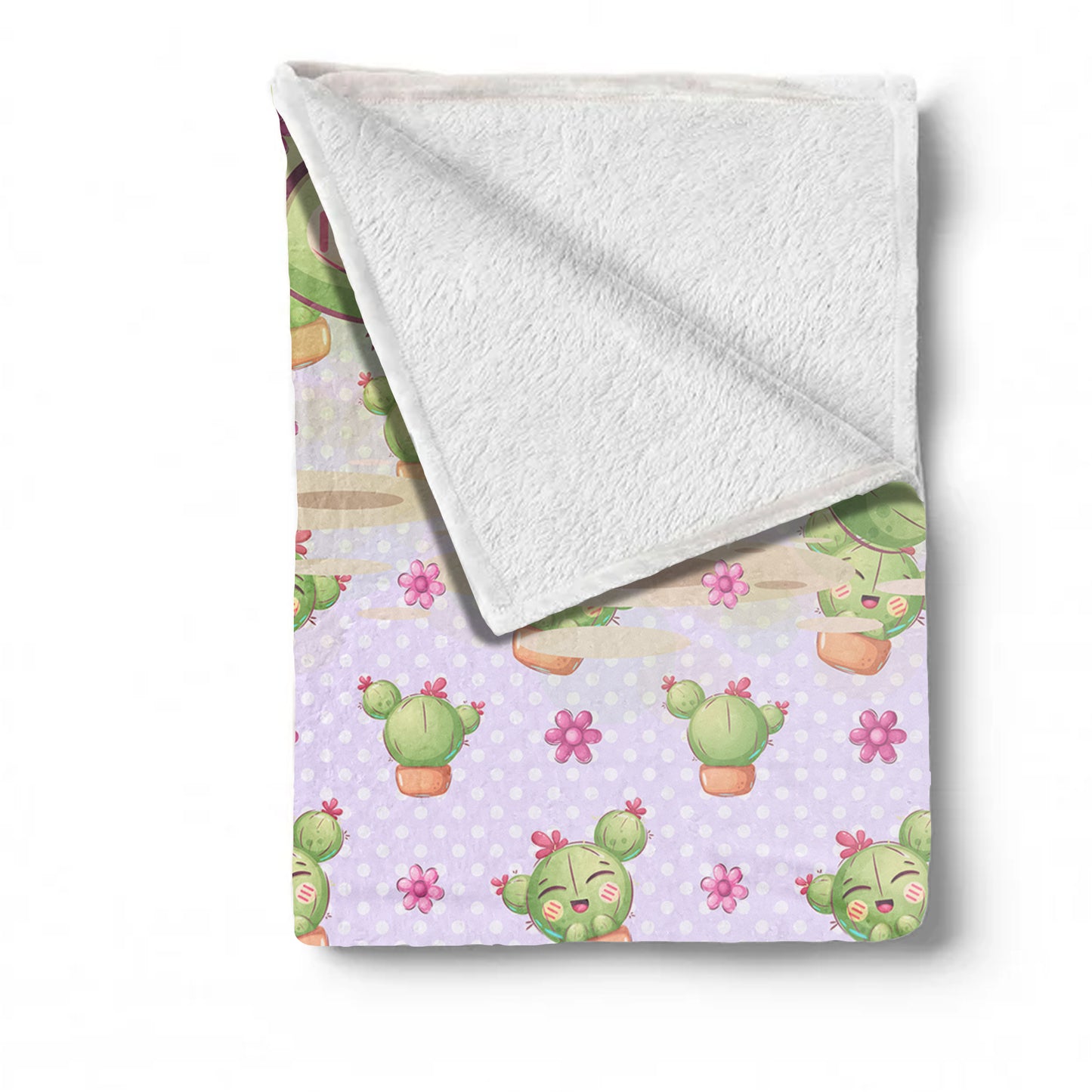 Happy Cactus Crew Baby Fleece Blanket