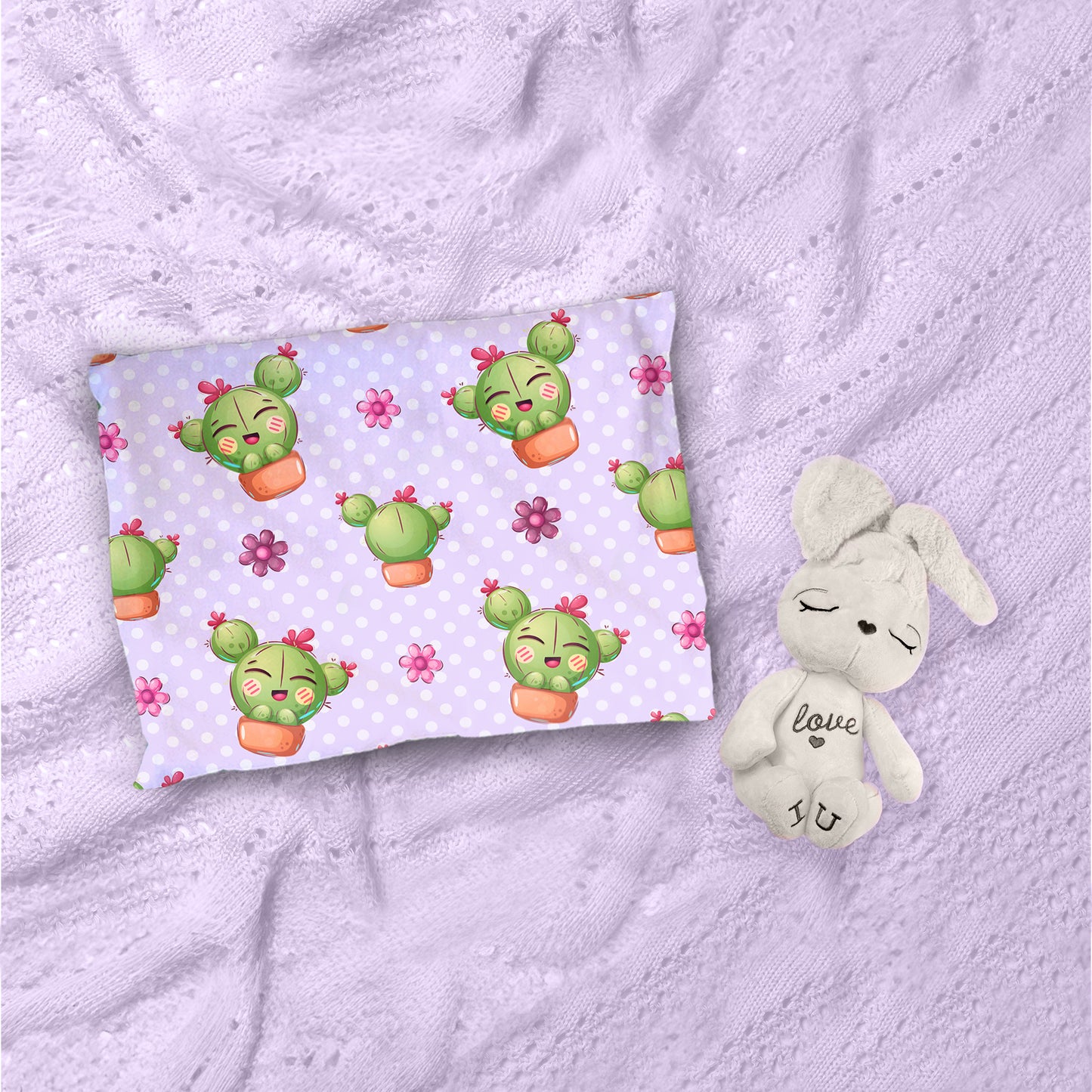 Happy Cactus Crew Cot Set