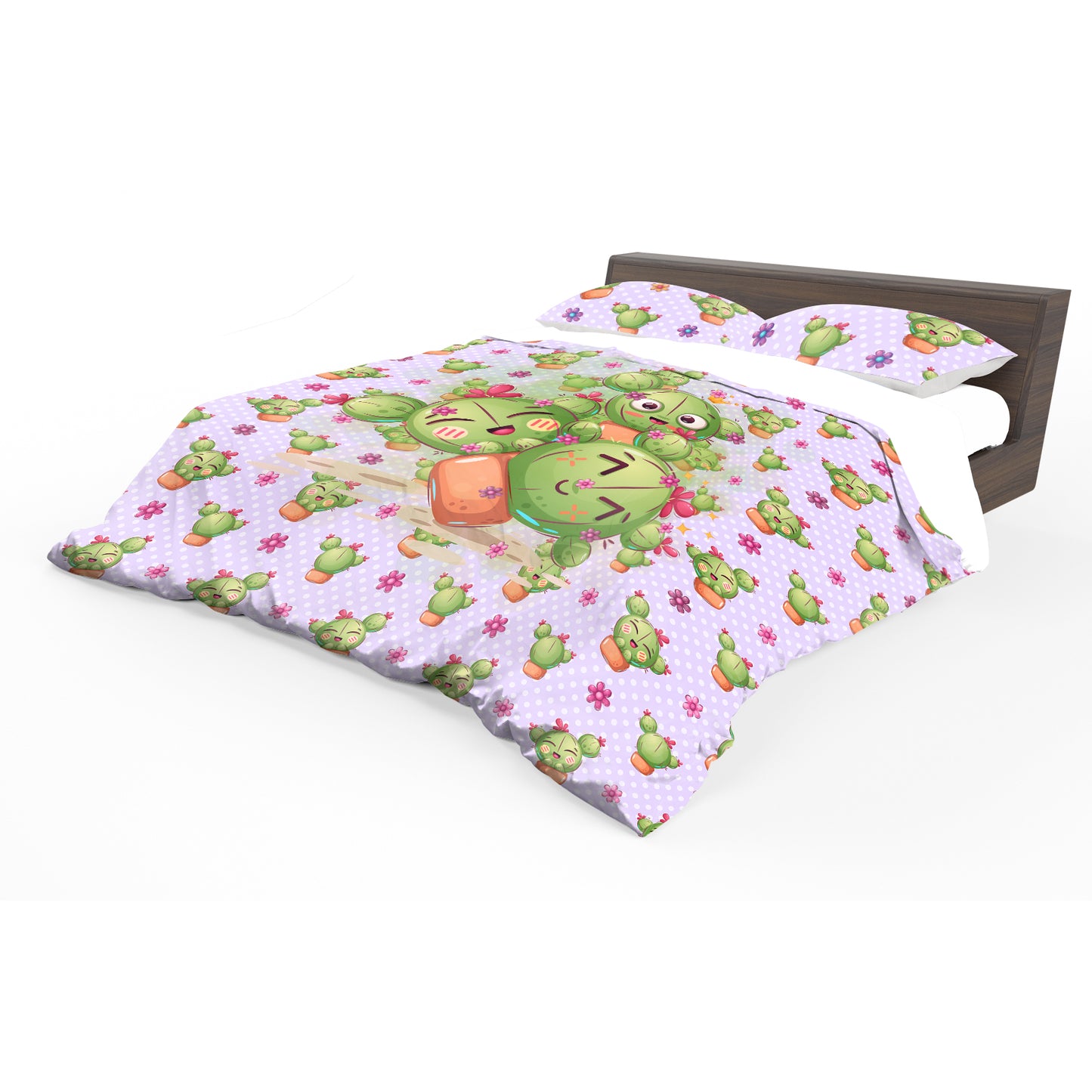 Happy Cactus Crew Kids Duvet Cover Set