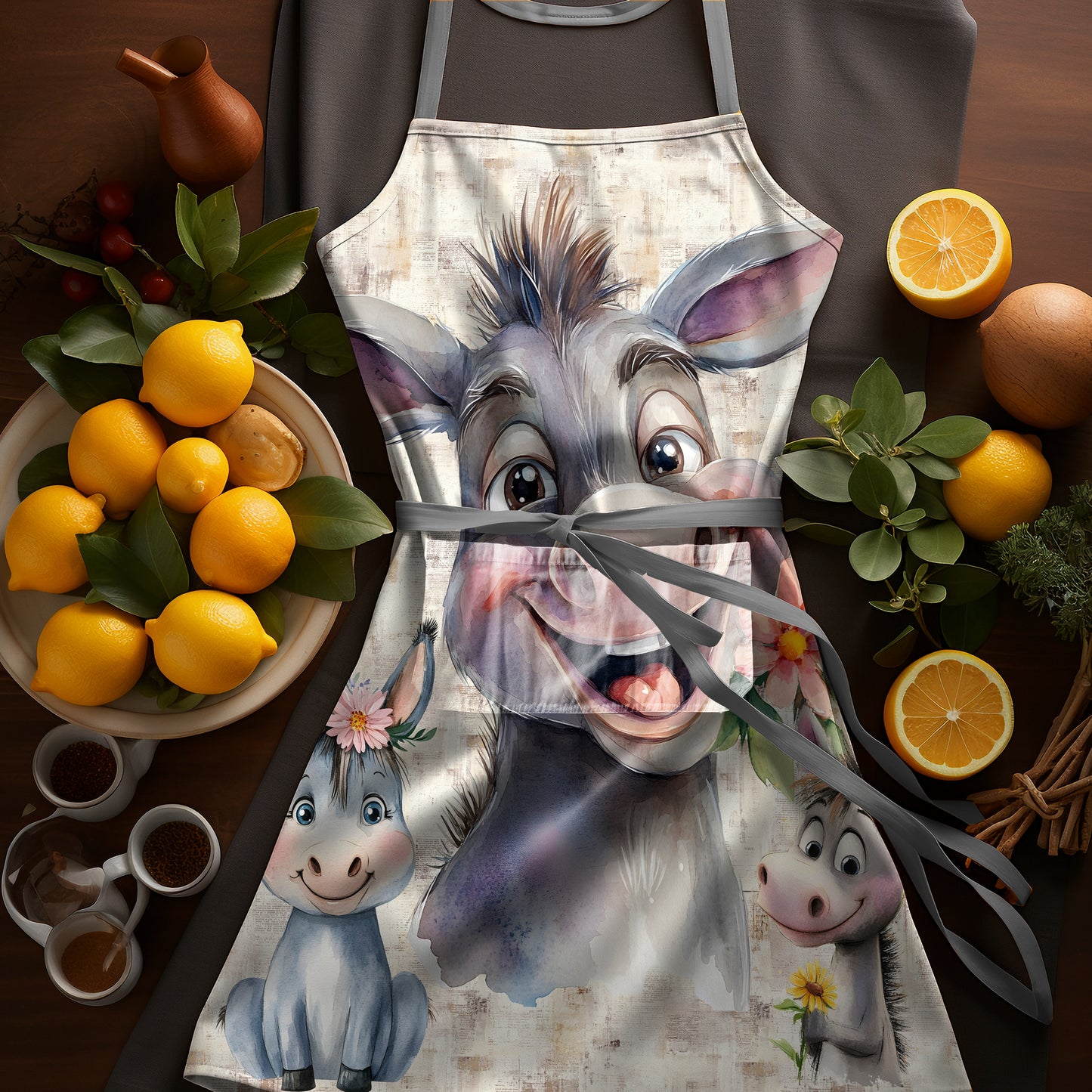 Happy Donkey Apron by Mark van Vuuren