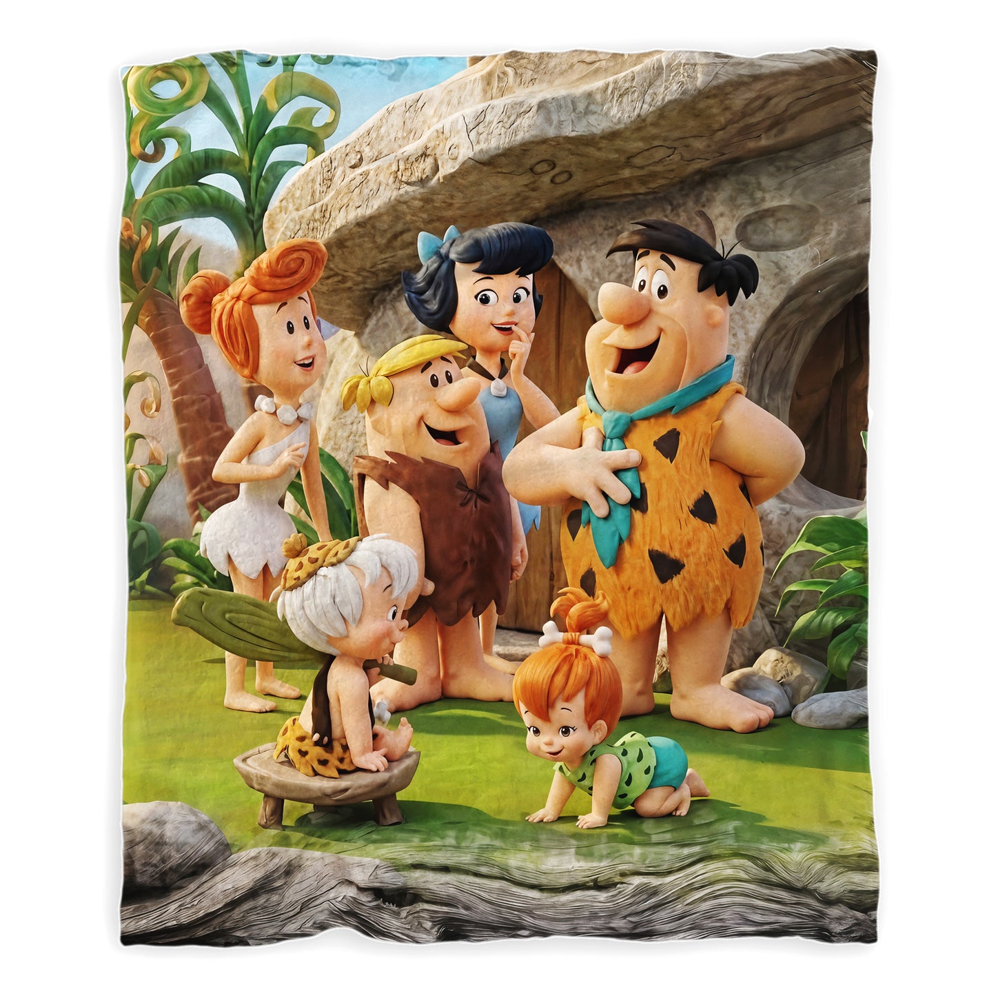 Happy Family Toddler Fleece Blanket