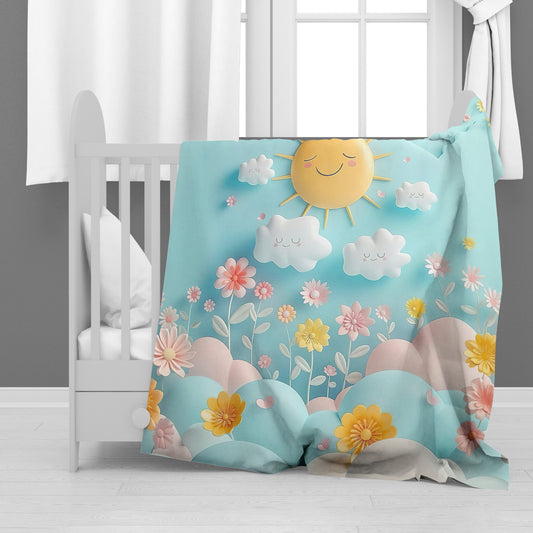 Happy Field Minky Blanket