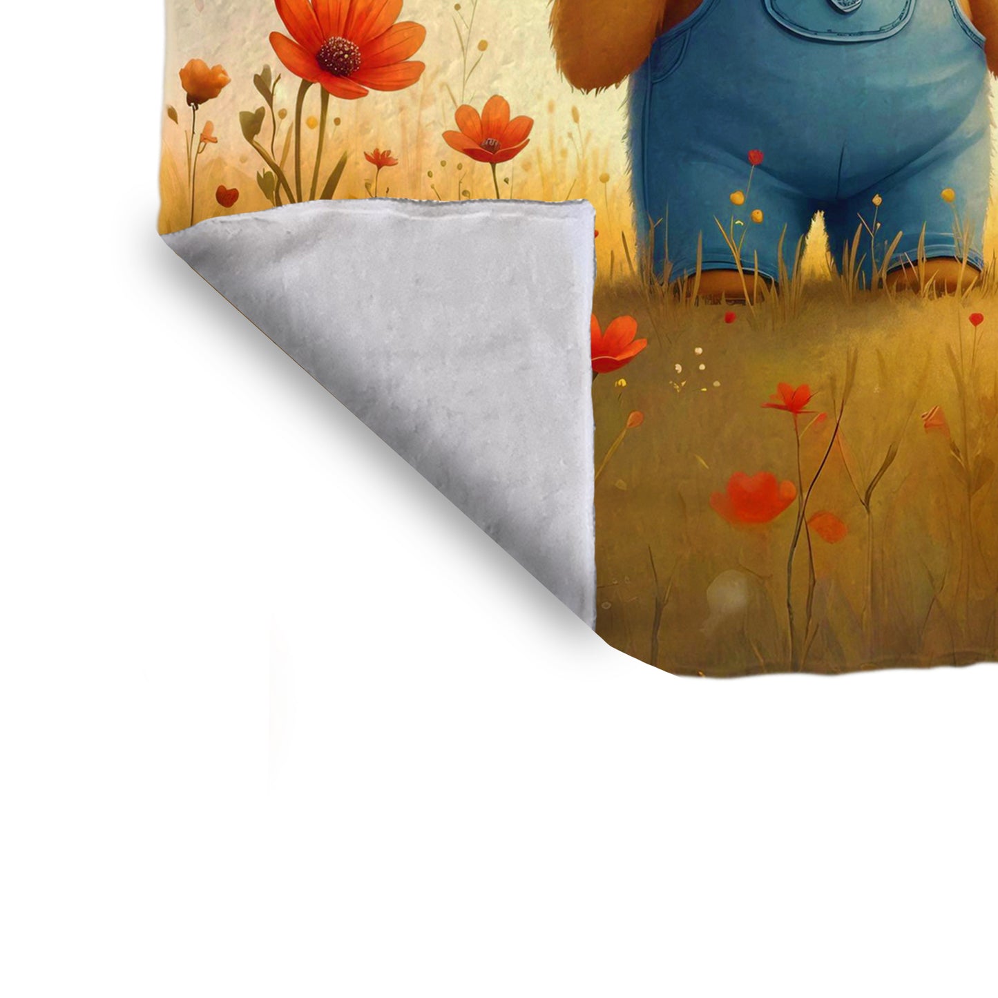 Happy Teddy Minky Blanket
