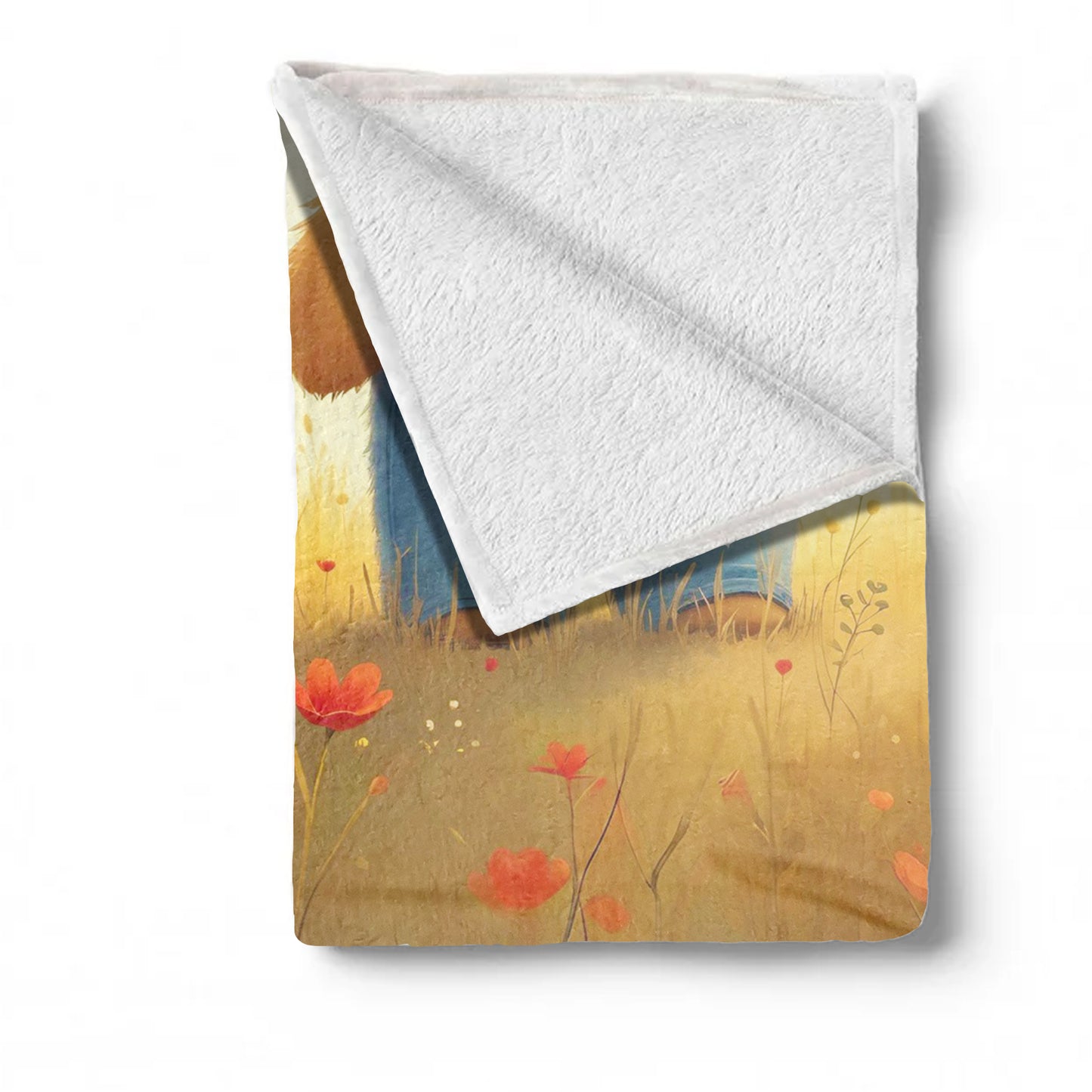Happy Teddy Minky Blanket