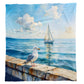 Harbor Watch Light Weight Fleece Blanket