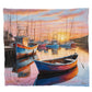 Harbour At Dawn Light Weight Fleece Blanket by Nathan Pieterse