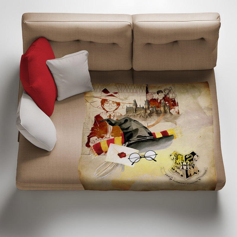 Harry Potter Adventure Light Weight Fleece Blanket