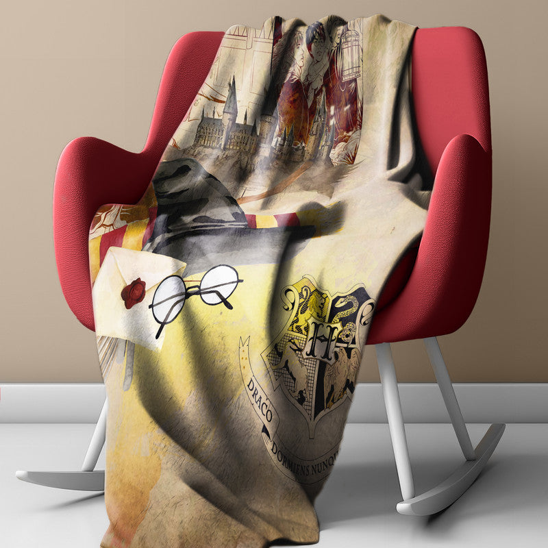 Harry Potter Adventure Light Weight Fleece Blanket
