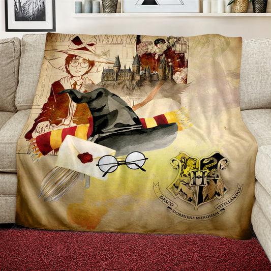 Harry Potter Adventure Light Weight Fleece Blanket