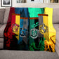 Harry Potter Houses Light Weight Fleece Blanket