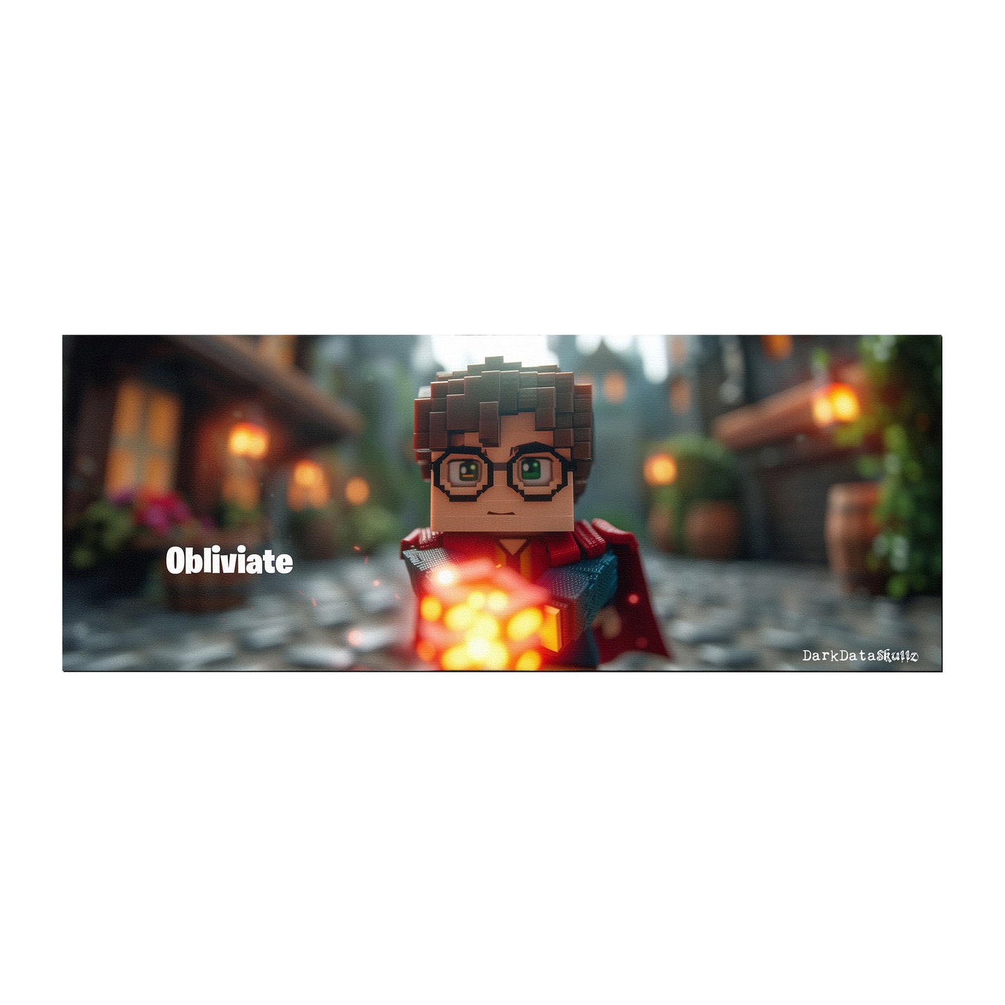 Harry Potter Obliviate by Wikus Schalkwyk Large Desk Pad