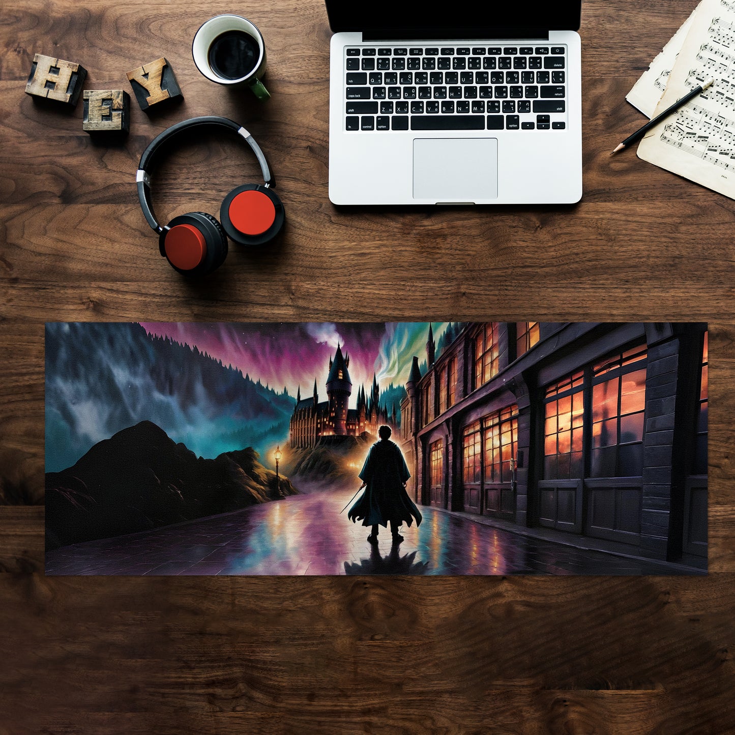 Harry Potter Wizard's Walk Desk Pad by Nathan Pieterse