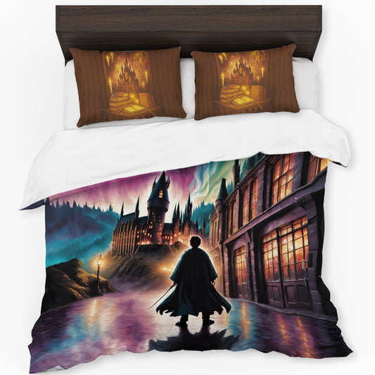 Harry Potter Wizard's Walk – Hogwarts Duvet Cover Set by Nathan Pieterse