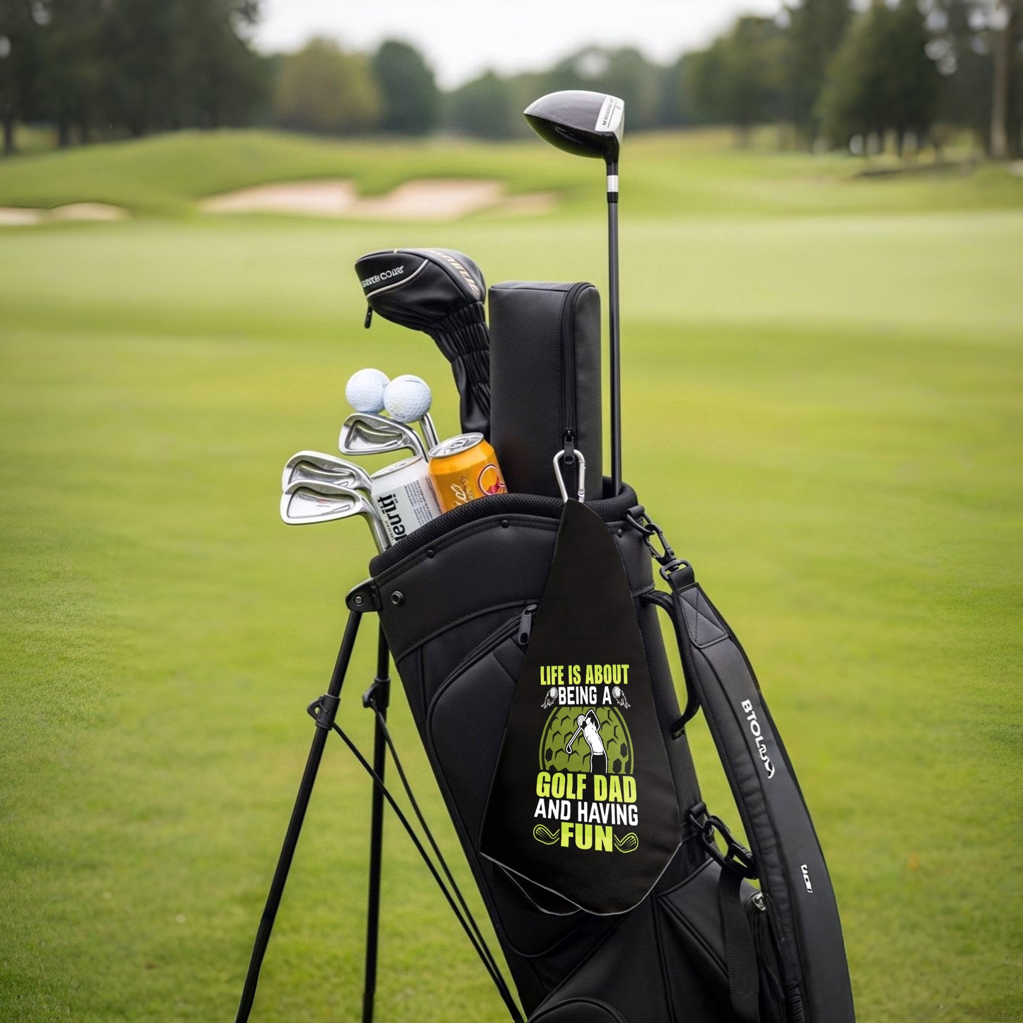 Having Fun Golf Towel Set of 2